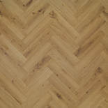 Tarkett iD Inspiration 55 - PVC Plak Visgraat Delicate Oak Tofee - L 60 cm x B 15 cm